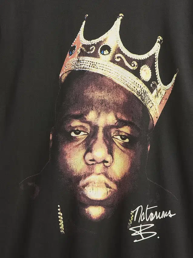 Tričko s potiskem The Notorious B.I.G. v volném střihu