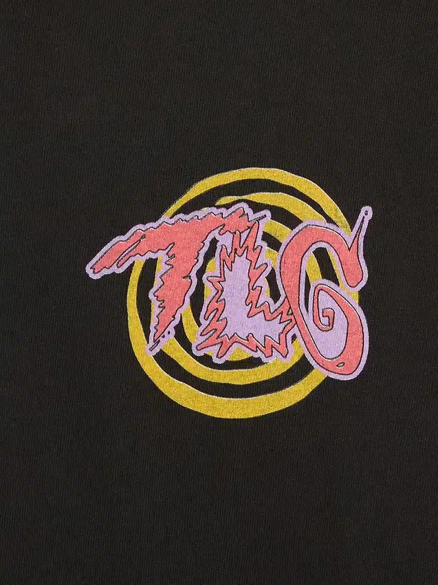 Tričko s potiskem Tlc v volném střihu