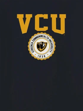 Tričko s potiskem univerzitního znaku Virginia Commonwealth University