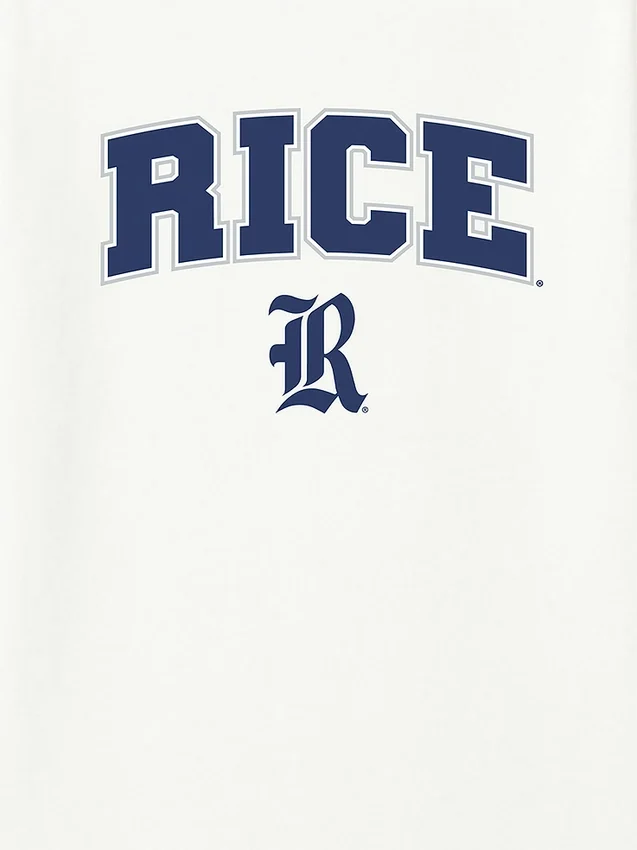 Tričko s sekundárním grafickým motivem loga „Arch Logo“ Rice University