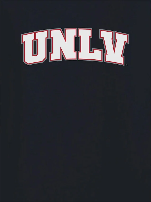 Tričko s sekundárním potiskem loga University of Nevada Las Vegas Arch Logo