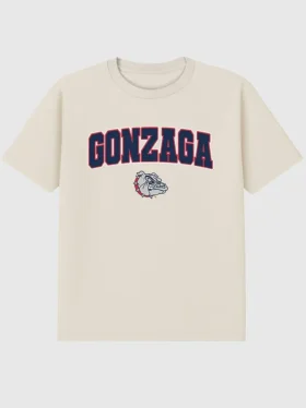 Tričko s tmavým grafickým motivem Arch Logo Gonzaga University