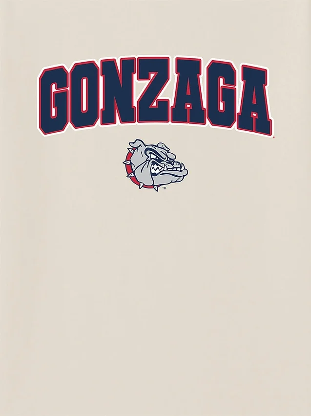 Tričko s tmavým grafickým motivem Arch Logo Gonzaga University