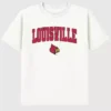 Tričko s tmavým grafickým motivem Arch Logo University of Louisville