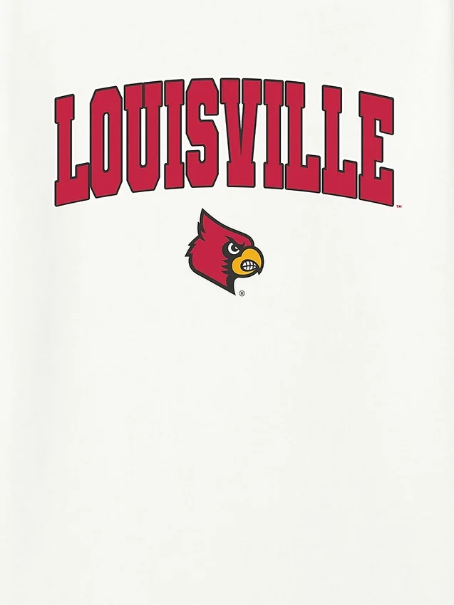 Tričko s tmavým grafickým motivem Arch Logo University of Louisville