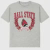 Tričko s tmavým potiskem „Laurels“ z Ball State University