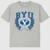 Tričko s tmavým potiskem „Laurels“ z Brigham Young University