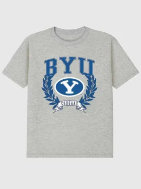 Tričko s tmavým potiskem „Laurels“ z Brigham Young University