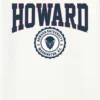 Tričko s tmavým potiskem s univerzitním znakem Howard University