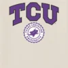Tričko s tmavým potiskem s univerzitním znakem TCU (Texas Christian University)
