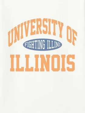 Tričko s vintage potiskem „Fighting Illini“ z University of Illinois