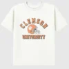 Tričko s vintage potiskem fotbalového týmu Clemson University