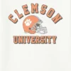 Tričko s vintage potiskem fotbalového týmu Clemson University