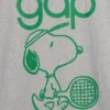 Tričko s volným střihem a potiskem s logem Snoopy