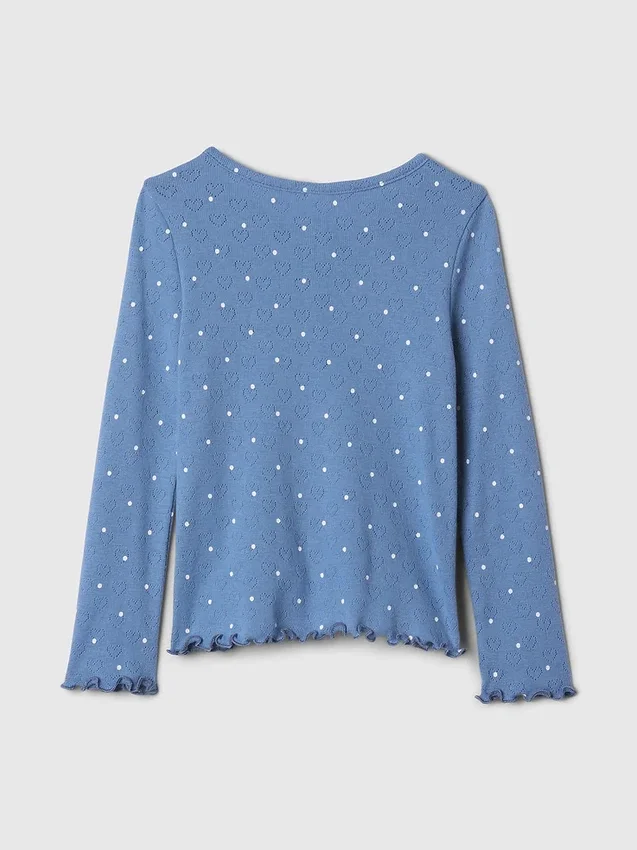 Tričko s výstřihem Henley pro miminka a batolata