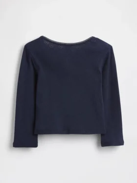 Tričko s výstřihem Henley pro miminka a batolata