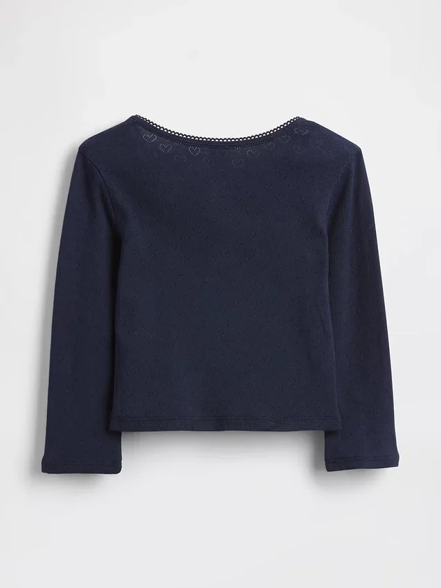 Tričko s výstřihem Henley pro miminka a batolata