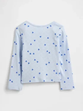 Tričko s výstřihem Henley pro miminka a batolata