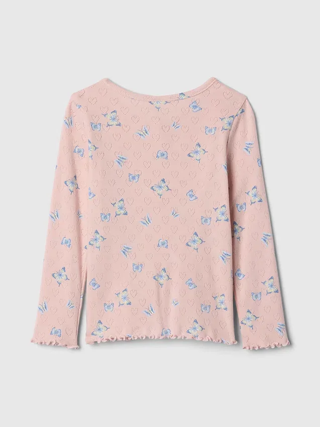 Tričko s výstřihem Henley pro miminka a batolata
