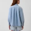 Ultra měkká džínová košile v oversized střihu