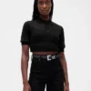 Veganský pásek z kůže s kamínkovou strukturou