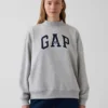 Vintagesoft Oversized mikina s logem a stojáčkem