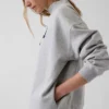 Vintagesoft Oversized mikina s logem a stojáčkem