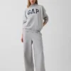 Vintagesoft Oversized mikina s logem a stojáčkem
