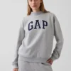 Vintagesoft Oversized mikina s logem a stojáčkem