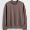 Vintagesoft Oversized mikina s tunikovým střihem a stojáčkem