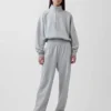 Vintagesoft Oversized pulovr s polozipem a klínovým výstřihem