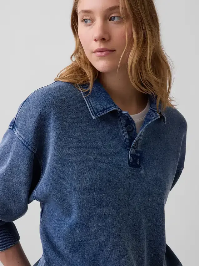 Vintagesoft Terry Oversized Polokošile