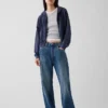 Vintagesoft Terry Oversized Wedge Zip Hoodie