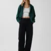 Vintagesoft Terry Oversized Wedge Zip Hoodie