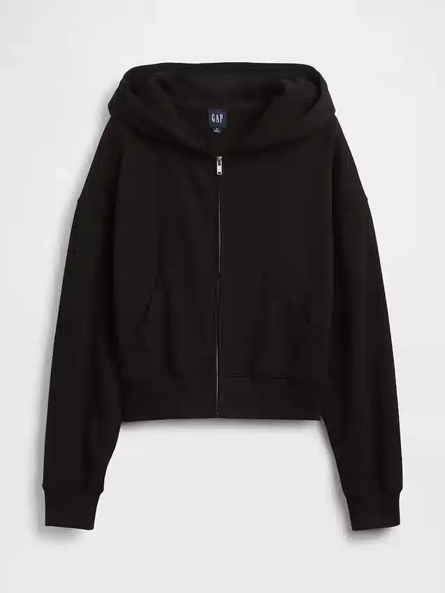 Vintagesoft Terry Oversized Wedge Zip Hoodie