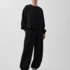 Volné joggingové kalhoty s středně vysokým pasem z materiálu Vintagesoft