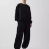 Volné joggingové kalhoty s středně vysokým pasem z materiálu Vintagesoft