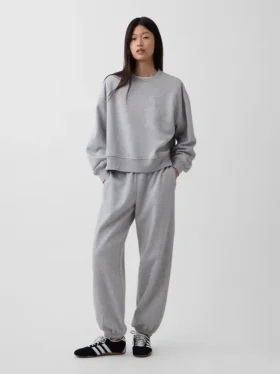 Volné joggingové kalhoty s středně vysokým pasem z materiálu Vintagesoft