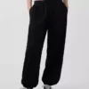 Volné joggingové kalhoty s středně vysokým pasem z materiálu Vintagesoft