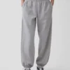 Volné joggingové kalhoty s středně vysokým pasem z materiálu Vintagesoft