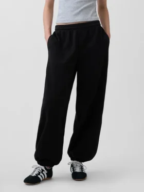 Volné joggingové kalhoty s středně vysokým pasem z materiálu Vintagesoft