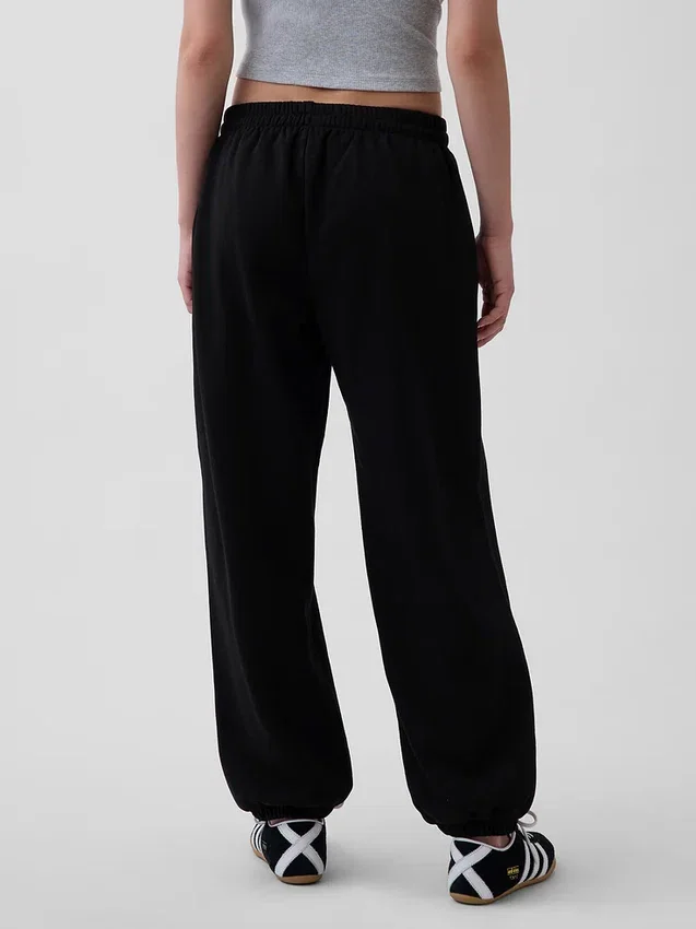 Volné joggingové kalhoty s středně vysokým pasem z materiálu Vintagesoft