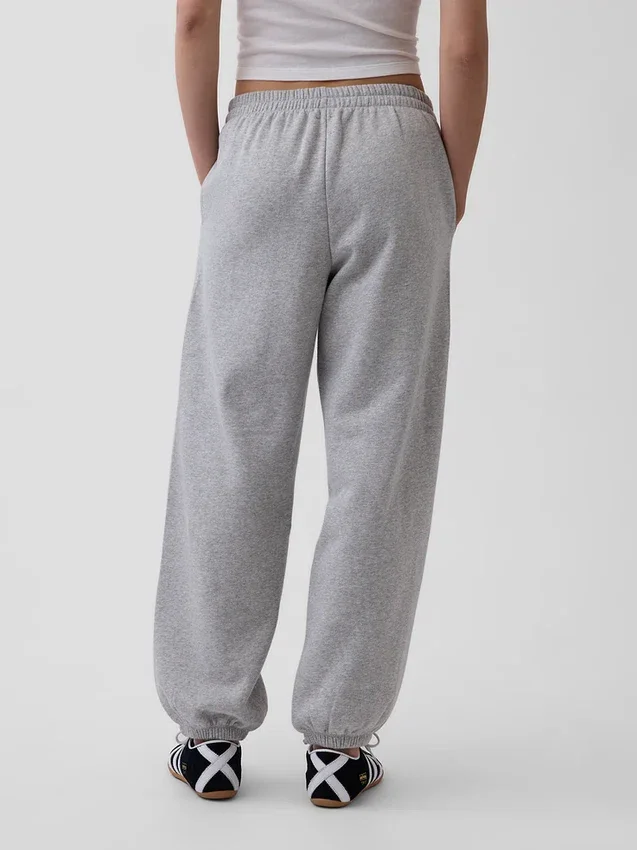 Volné joggingové kalhoty s středně vysokým pasem z materiálu Vintagesoft