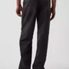 volné khaki kalhoty