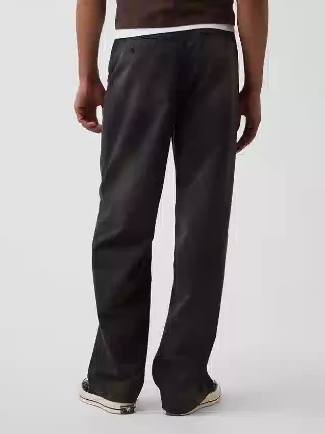 volné khaki kalhoty
