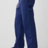 Volné plátěné kalhoty ve stylu 90. let s dvojitými koleny