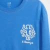 Volné tričko s potiskem Keith Haring