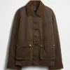 Voskovaná plátěná bunda typu „barn jacket“