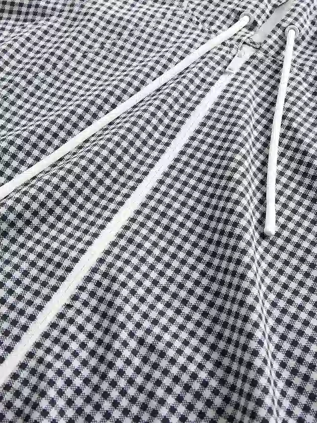Větrovka GapFit Tech Gingham